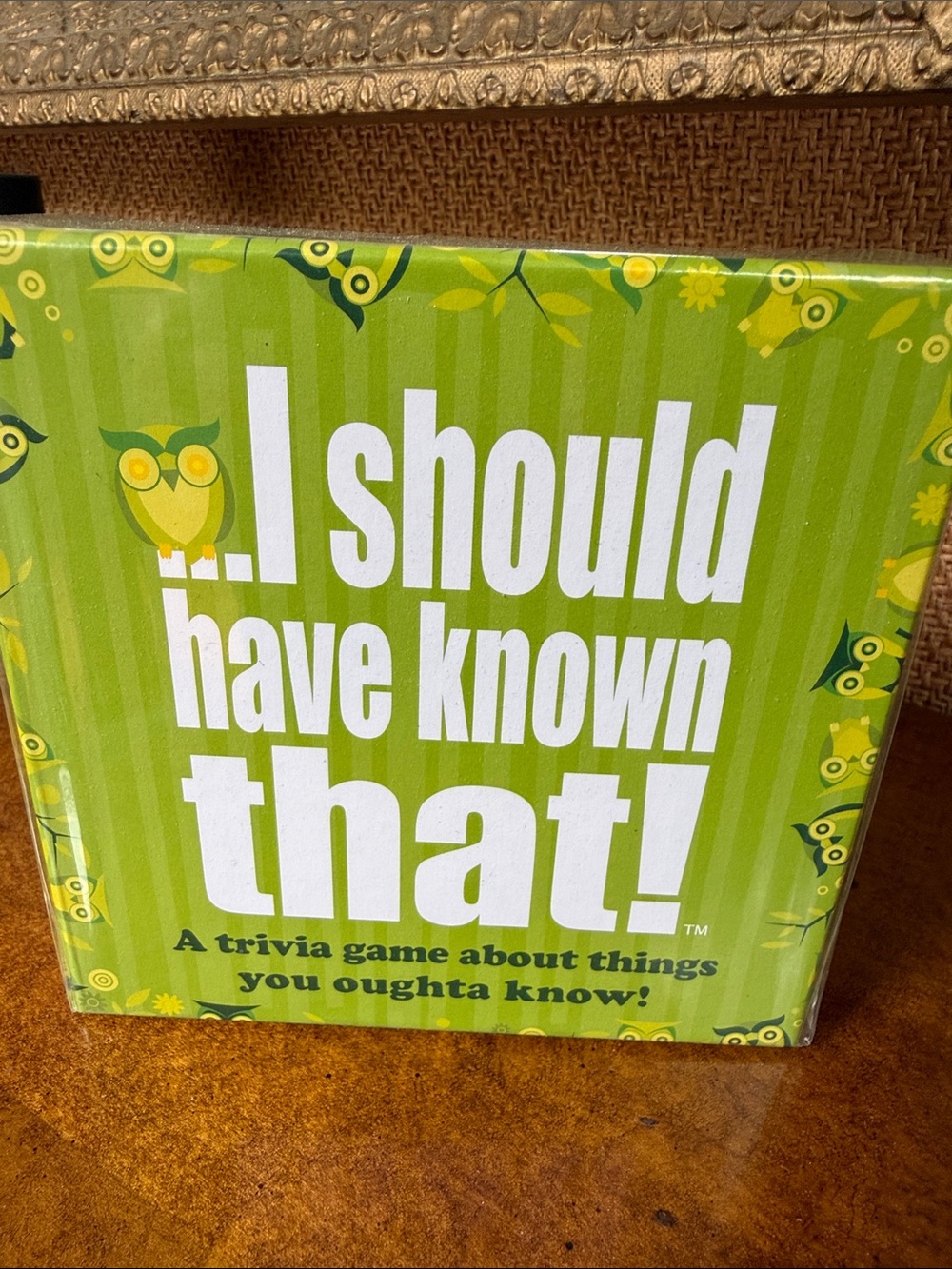 I Should Have Known That! Trivia Game — Green Edition In Shrinkwrap Unopened